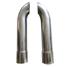 5 inch 304 Stainless steel truck stack pipe with Ceramic Coating